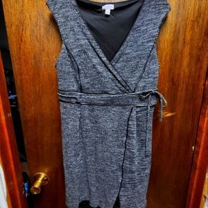 Pea In The Pod Maternity Dress Grey Size Large
